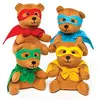Image de Baker Ross Oursons en Peluche Héros Parfaits à Glisser dans les Pochettes-surprises et à câliner (Lot de 4)
