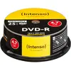 Image de Intenso DVD-R Capacité 4,7 Go Vitesse 16x DVD imprimable Résistant aux rayures Lot de 25 (Import Allemagne)