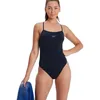 Image de Speedo Eco Endurance+ Thinstrap 1 Piece Maillot de Bain Femme, Navy, 32