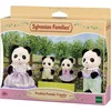 Image de Sylvanian Families - La famille Panda - Set 4 figurines - Plongez dans l'univers de la famille Sylvanian - Figurines animaux miniatures - Jouet enfant 3 ans et + pour développer imagination - 5529
