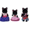 Image de Sylvanian Families - La famille chat magicien - 5530 - Famille 4 Figurines - Mini Poupées