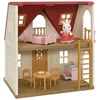 Image de Sylvanian Families 5567 Red Roof Cosy Cottage Starter Home - Dollhouse Playset nouveau packaging & Les triplés lapin chocolat et accessoires puériculture - 5532 - Figurines Prêt-à-jouer - Mini Poupées