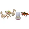 Image de Sylvanian Families - Le Village - La fille Éléphant et son set de pique-nique - 5640 - Figurines Prêt à Jouer - Mini Poupées