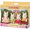 Image de Sylvanian Families - La famille Lapin Chocolat - Set 4 figurines - Plongez dans l'univers de la famille Sylvanian - Figurines animaux miniatures - Jouet enfant 3 ans et + - 5655