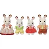 Image de Epoch Figurines De La Famille Lapin Chocolat
