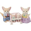 Image de Sylvanian Families - La famille Fennec - Set 4 figurines - Plongez dans l'univers de la famille Sylvanian - Figurines animaux miniatures - Jouet enfant 3 ans et + - 5696, Chair