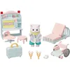 Image de SYLVANIAN FAMILIES - Le coffret docteur du village - 5705 - Figurines Prêt à Jouer - Mini Poupées Multicolore