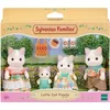 Image de Sylvanian Families - La Famille Chat Latté - 5738 - Mini Poupées