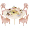 Image de Sylvanian Families - La table du goûter - Set + 35 pièces - Plongez dans l'univers de la famille Sylvanian - Mobilier pour figurines et maisons de poupées - Jouet enfant 3 ans et + - 5742