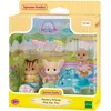Image de Sylvanian Families - Le Trio des bébés à la Piscine - 5749 - Figurines Prêt-à-Jouer - Mini Poupées