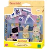 Image de Sylvanian Families - Le Trio des bébés Pyjama Party - 5750 - Figurines Prêt-à-Jouer - Mini Poupées