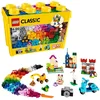 Image de LEGO 10698 Classic La Boîte de Briques Créatives Deluxe, Jouet Créatif & 11024 Classic La Plaque De Construction Grise 48x48, Socle de Base pour Construction, Assemblage