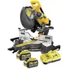 Image de DEWALT DeWALT DCS781X2-QW, 450 mm, 23,2 kg, 1 Stück(e) Scie à coupe donglet radiale sans fil brushless, + batterie, + chargeur 305 mm 30 mm