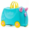 Image de Trunki Valise à Roulettes pour Enfants et Bagages à Main pour Enfants : Valise à Roulettes Licorne Una (Bleu Sarcelle)