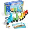 Image de Learning Resources Ensemble d'activités avec Cubes MathLink Train Express Numberblocks, Jouets du Dessin animé, Jeux de Maths et de nombres, Cubes Numberblock, 10 activités mathématiques, dès 3 Ans