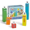 Image de Learning Resources Numberblocks   Blocs en Bois éducatifs 1 à 5   15 pièces + Sac   Dès 3 Ans   Série Netflix   Apprentissage des Chiffres et du comptage