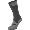 Image de Sealskinz Waterproof All Weather Mid Length Sock Mixte Adulte, Black/Grey Marl, FR (Taille Fabricant : XL)