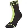 Image de Sealskinz unisexe chaussette imperméable Hydrostop jusqu'à la cheville pour tous les températures - noir/jaune, S