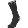 Image de SEALSKINZ unisexe chaussette imperméable Hydrostop de taille moyenne pour tous les températures   Noir/gris, XL