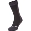 Image de SEALSKINZ unisexe chaussette imperméable de taille moyenne pour le temps froid   noir/gris, XL