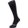 Image de SEALSKINZ unisexe chaussette imperméable qui arrive aux genoux pour le temps froid - noir/gris, S