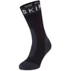 Image de SEALSKINZ unisexe chaussette imperméable de taille moyenne pour le temps froid extreme - noir/gris/blanc, XL