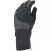 Image de Sealskinz Gant réfléchissant du vélo imperméable pour Le Temps Froid   Noir, Mixte