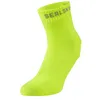 Image de SEALSKINZ Surchaussettes de vélo Thetford, imperméables, toutes saisons, unisexes, jaune fluo, taille S/M