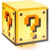 Image de Lampe Question Block Super Mario Brothers - Marchandise Officielle Nintendo, Lampe pour Chambre, Éclairage d'Ambiance pour Salle de Jeu, Fonctionne sur USB ou Piles