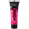 Image de Moon Glow Gel UV pailleté pour visage et corps néon, magenta, 12 ml (lot de 1)