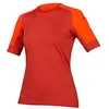 Image de Endura GV500 Cayenne Maillot de cyclisme à manches courtes pour femme Taille L