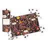 Image de PROFESSOR PUZZLE Midnight Flora Floral avec des Détails 1000 Pièces dans Une Belle Boîte Cylindrique Aux Reflets Dorés-Dimensions du Puzzle 49 x 73 cm, PP12471