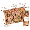 Image de Professor Puzzle - Puzzle 1000 Pièces Feathered Friends - Puzzle animal avec des Détails Dorés - Puzzle 1000 Pièces dans Une Belle Boîte Cylindrique Aux Reflets Dorés - Dimensions du Puzzle 49 x 73 cm