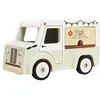 Image de Van Cafétéria Vintage en bois FSC Le Toy Van - Jeu de rôle avec Menu, Tasse et Croissant - Jeu éducatif et durable