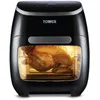 Image de Tower T17076 Xpress Pro Combo Air Fryer - Mini four électrique numérique 10-en-1 - Friteuse sans Huile - Friteuse Électrique avec Circulation d'Air Rapide, Minuterie 60 minutes, 11 L, 2 000 W, Noir