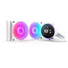 Image de NZXT Kraken Elite 240 RGB CPU AIO Liquid Cooler 240mm Radiator F240 RGB Fan 2.72 IPS LCD Customizable Turbine Pump LGA 1700 1200 115X 1851 / AM5 AM4 White
