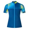 Image de Endura FS260 Maillot de cyclisme pour homme Imprimé Barra Bleu Taille L