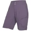 Image de Endura Hummvee Lite Mountain Bike Baggy Cycling Short with Liner, Rose Rannoch, S Femme