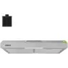 Image de CIARRA Slimline Hotte aspirante extra-plate, 3 vitesses, double ventilation, commandes à boutons-poussoirs argent / acier inoxydable - 60 cm