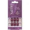 Image de Nail HQ Pretty In Plum Square Nails