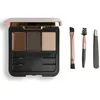 Image de Makeup Revolution, Kit de sculpture des sourcils, foncé, 2,2g