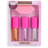 Image de REVOLUTION - Revolution Kiss & Go Glaze Lip Care Gift Set Coffrets 1 pieces unisex