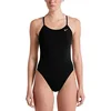 Image de Nike Cut-Out One Piece Slips de Bain Femme, Noir, S