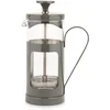 Image de La Cafetière Monaco Cafetière en verre/acier inoxydable 3 tasses (Gris)