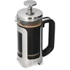 Image de La Cafetière Roma Cafetière en acier inoxydable, trois tasses, argent, coffret cadeau