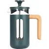 Image de La Cafetière Pisa Cafetière en acier inoxydable 3 tasses Vert