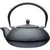 Image de La Cafetière Théière japonaise en fonte 900 ml avec panier infuseur, 5 tasses (noir)