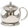Image de La Cafetière Théière en verre avec infuseur Argenté 1 l