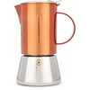 Image de La Cafetière Cafetière expresso en acier inoxydable poli pour cuisinière, 200 ml, cuivre