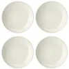Image de Mikasa Cranborne Ensemble de bols, ensemble de 4 bols en grès crème, grands bols à dîner de 24 cm, résistants au micro-ondes et au lave-vaisselle
